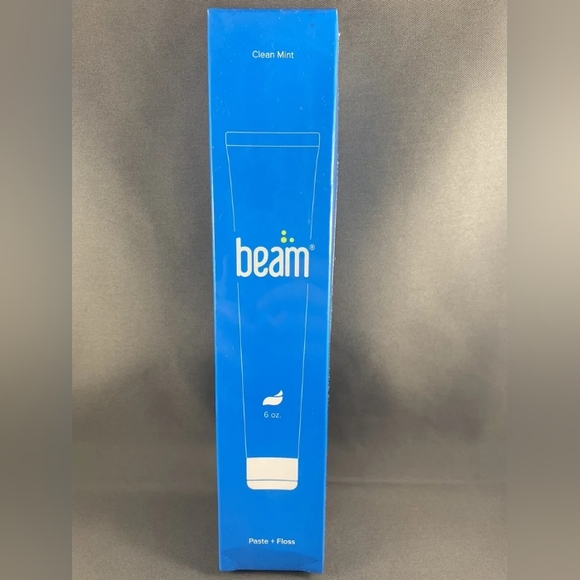 New Sealed BEAM 6 oz. Clean Mint Toothpaste & 50 Yds Floss Paste + Floss NEW - Picture 2 of 2